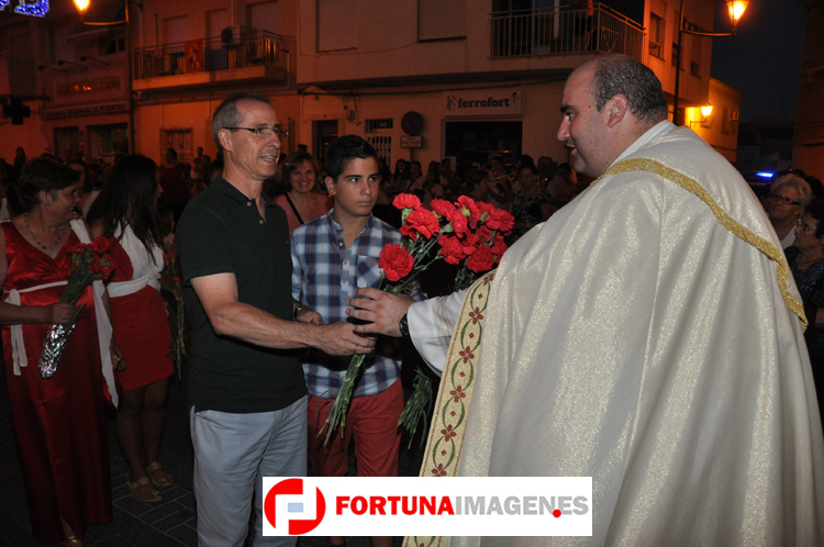 Ofrenda de Flores de los Sodales al Patrón San Roque 2013